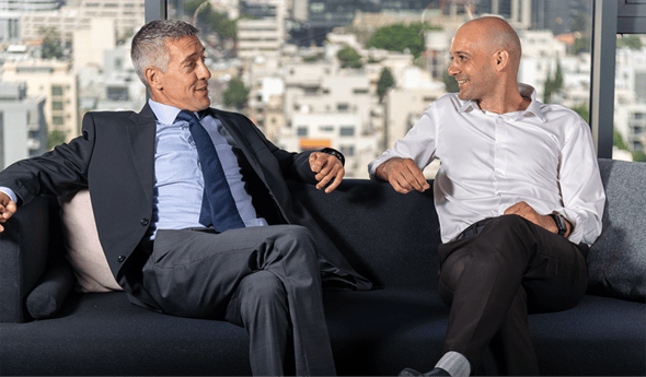 ערן פסטרנק ושי שהם, צילום: עמי ארליך